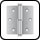 Stalen deurframe compleet met duimen & hengen + houtbekleding